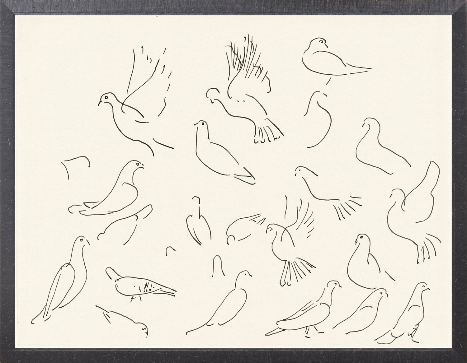 Collection 12 Cachet, Doves 1900