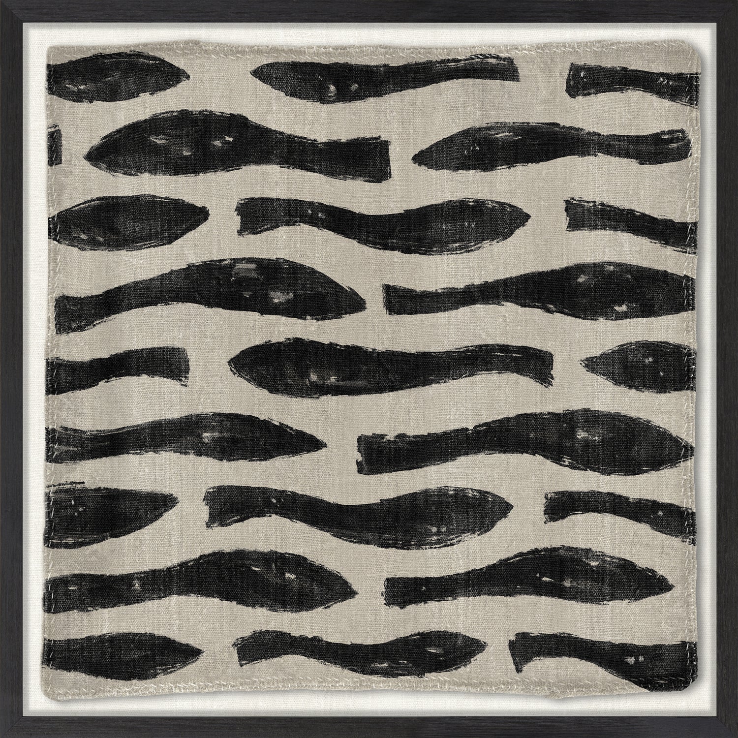 front view of Woven Tribe Medley VI luxury Artwork