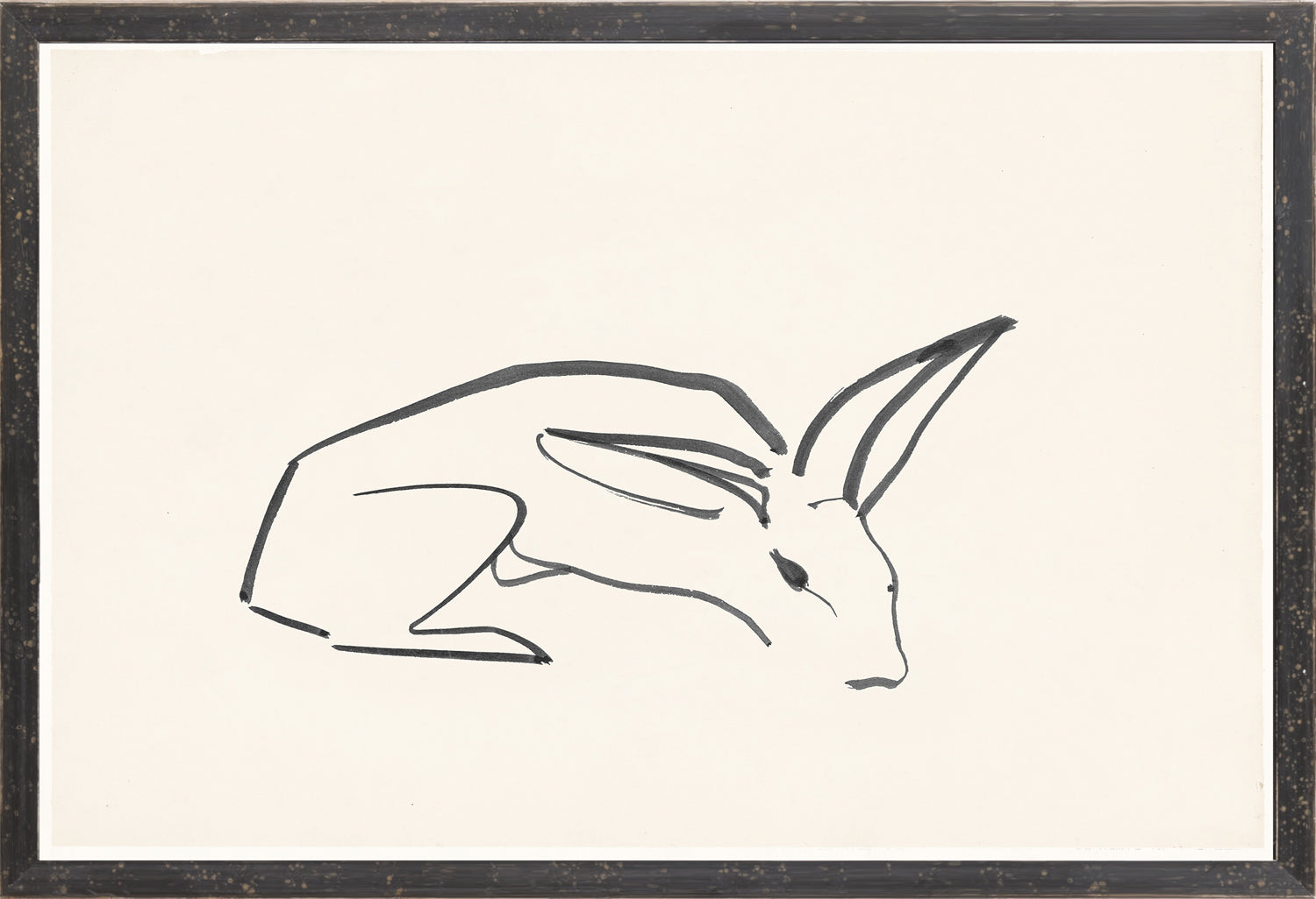 front view of Collection 17 Cachet Rabbit luxury Artwork
