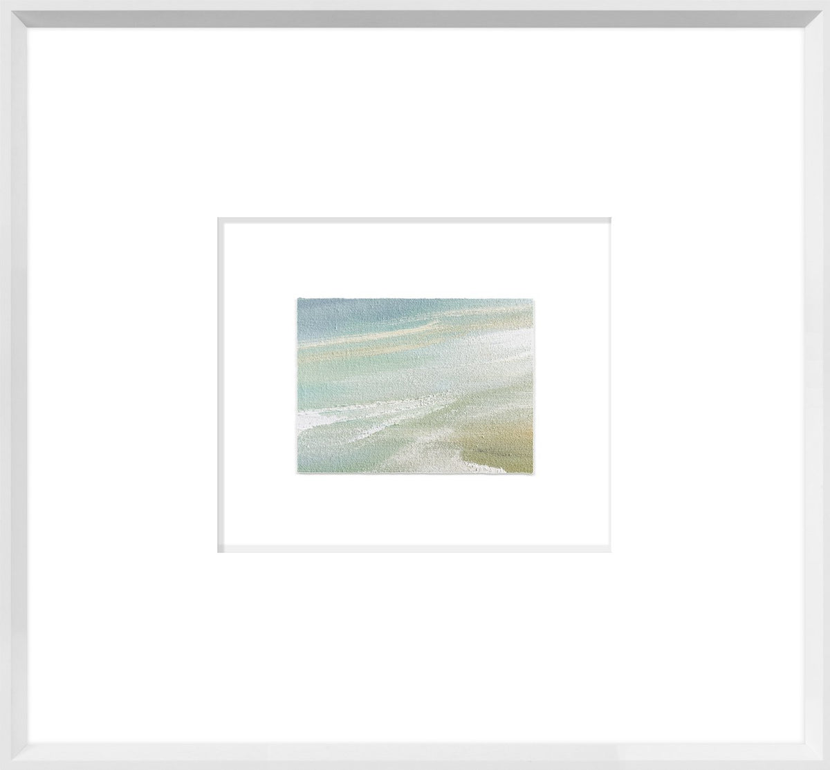 front view of Aqua Surf Detail I luxury Artwork