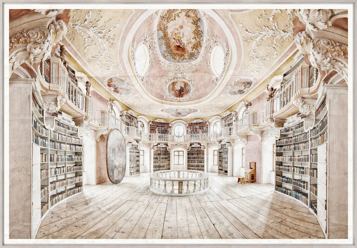 front view of Abbey Saint Mang - Bavaria, Germany luxury Artwork