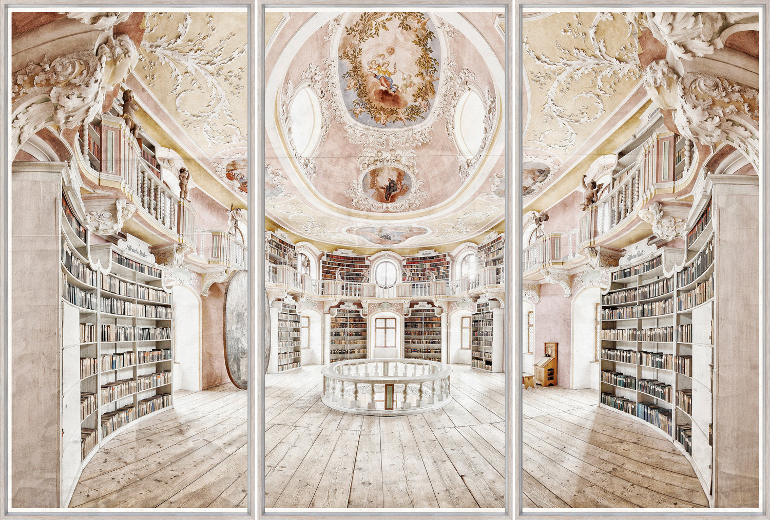 angle view of Abbey Saint Mang - Bavaria, Germany luxury Artwork