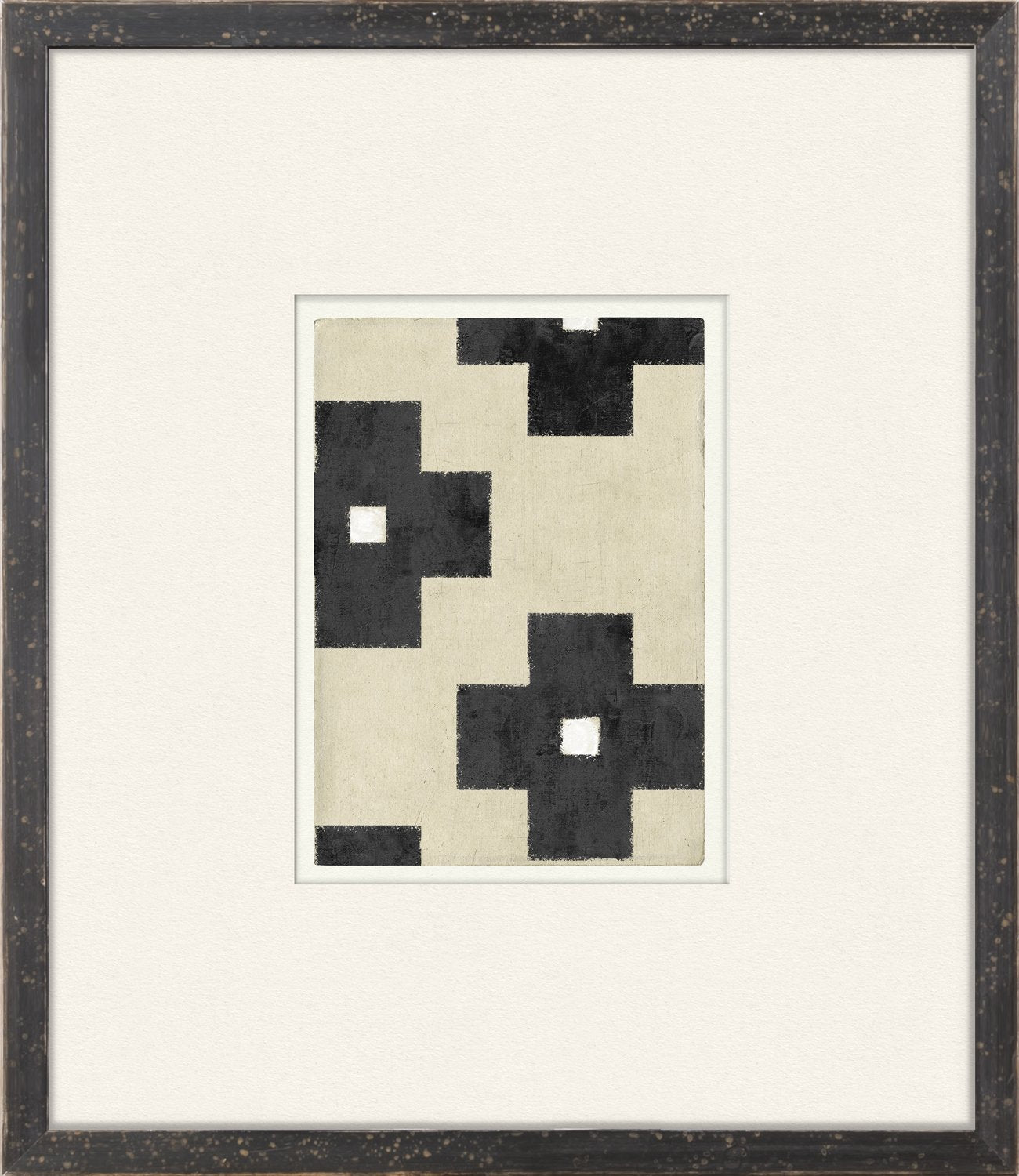 front view of Mid Geometrics I luxury Artwork