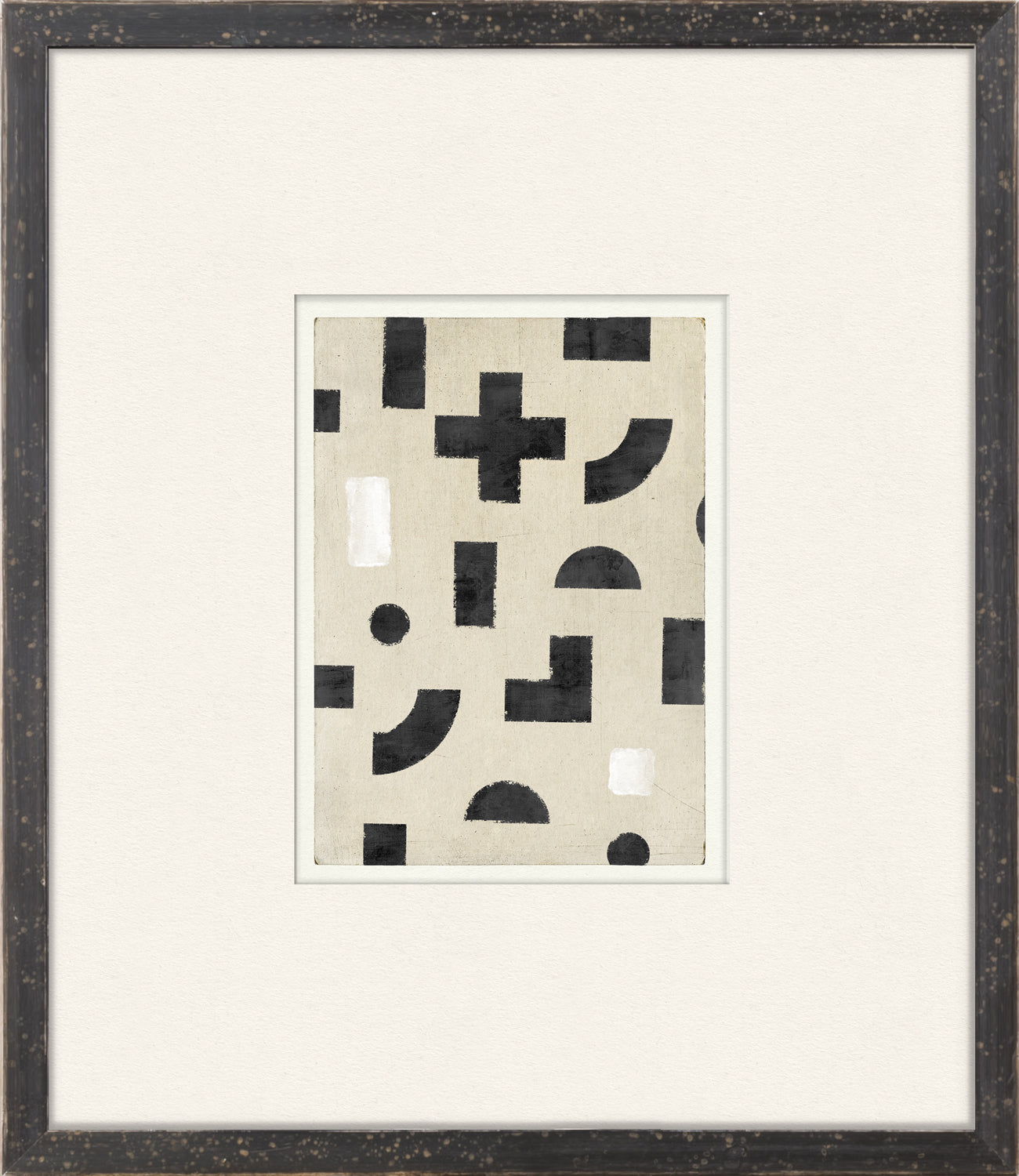 front view of Mid Geometrics VIII luxury Artwork