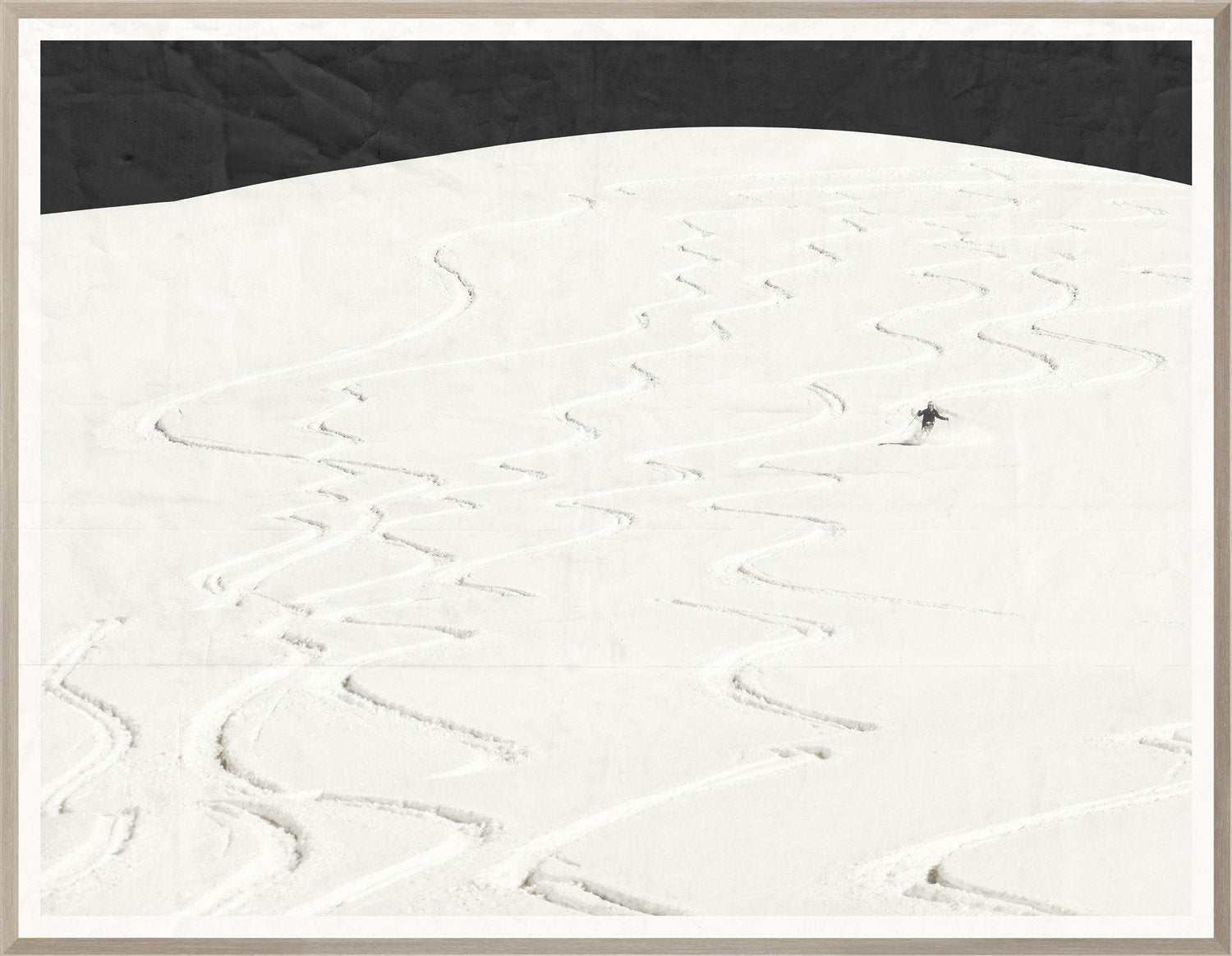 front view of Slalom luxury Artwork