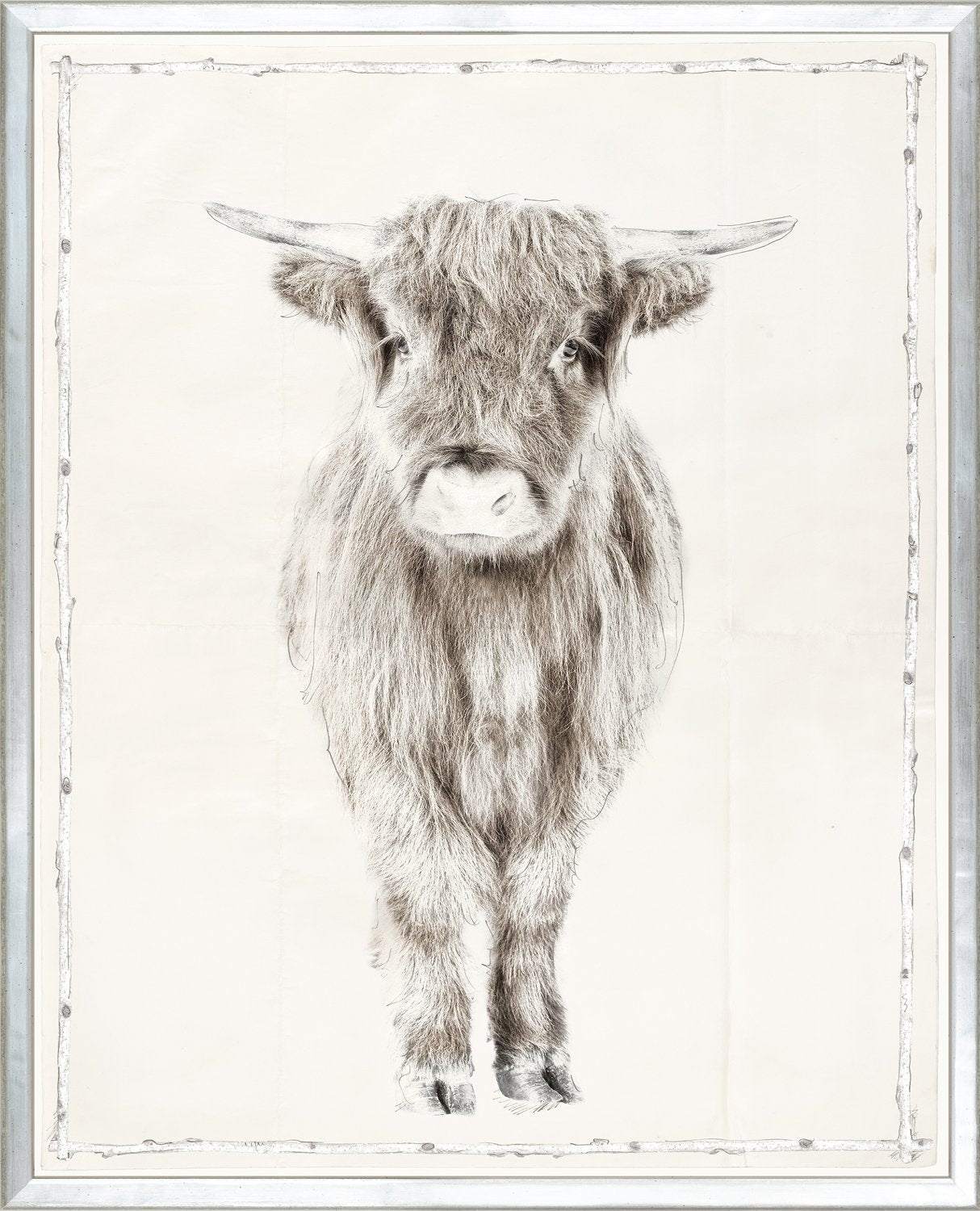 front view of Les Petits III luxury Artwork