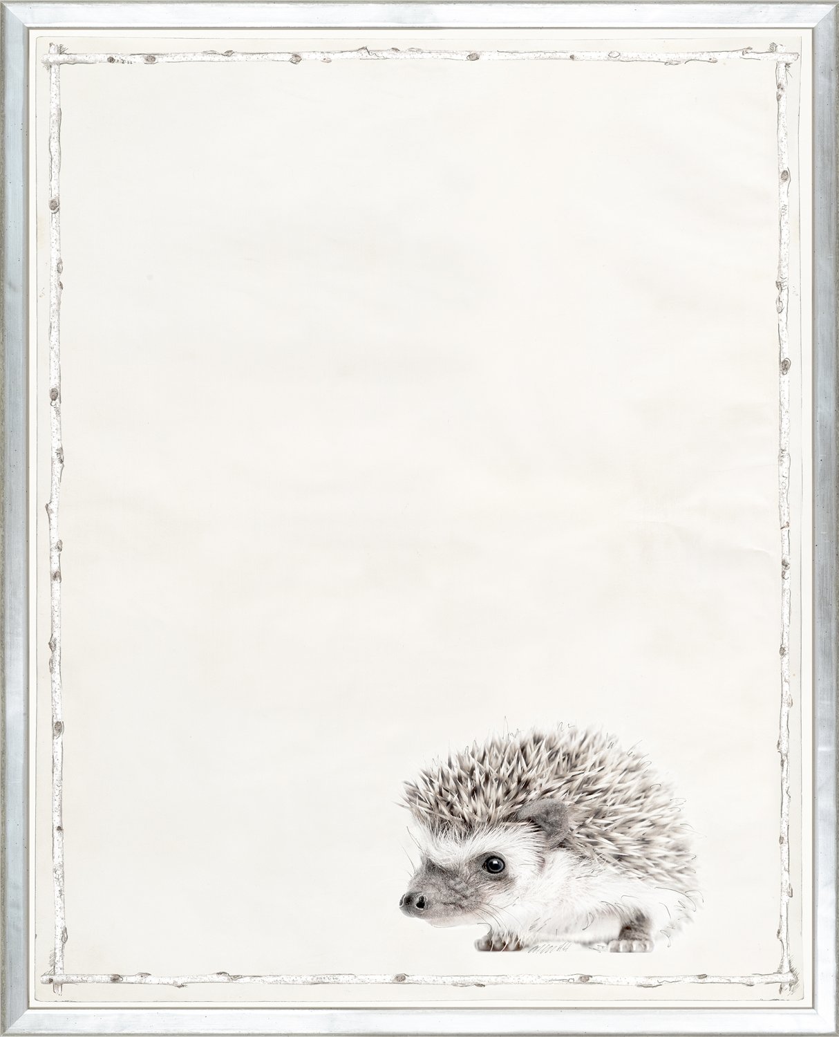 front view of Les Petits V luxury Artwork