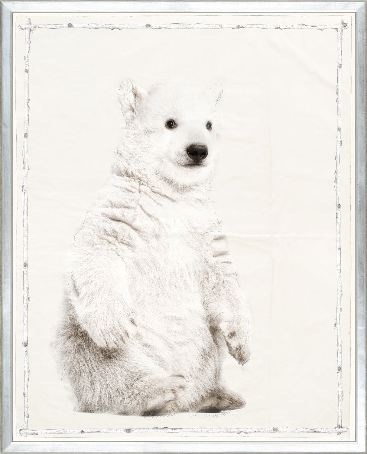 front view of Les Petits VI luxury Artwork