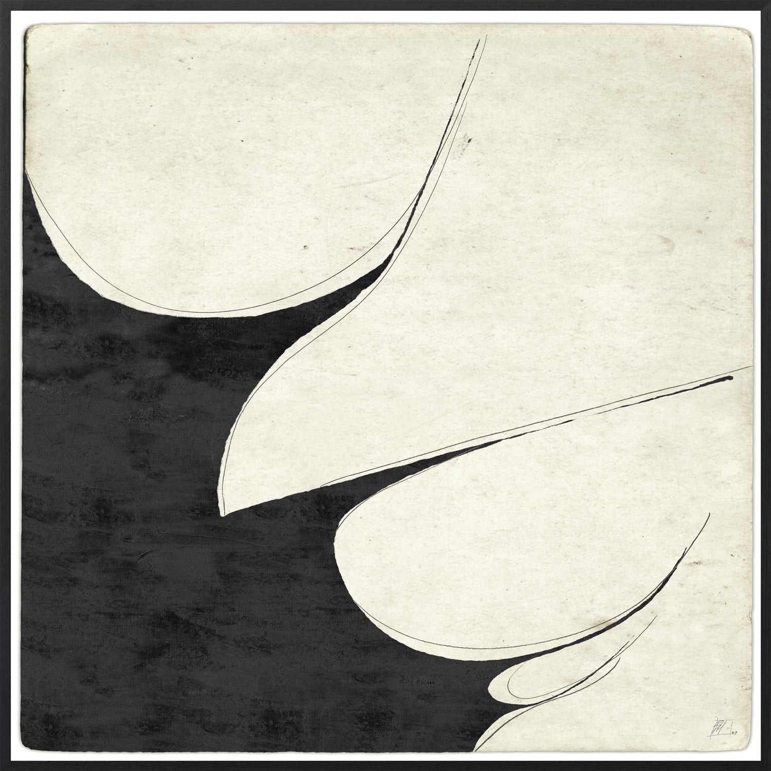 front view of Mid Post II Reimagined luxury Artwork