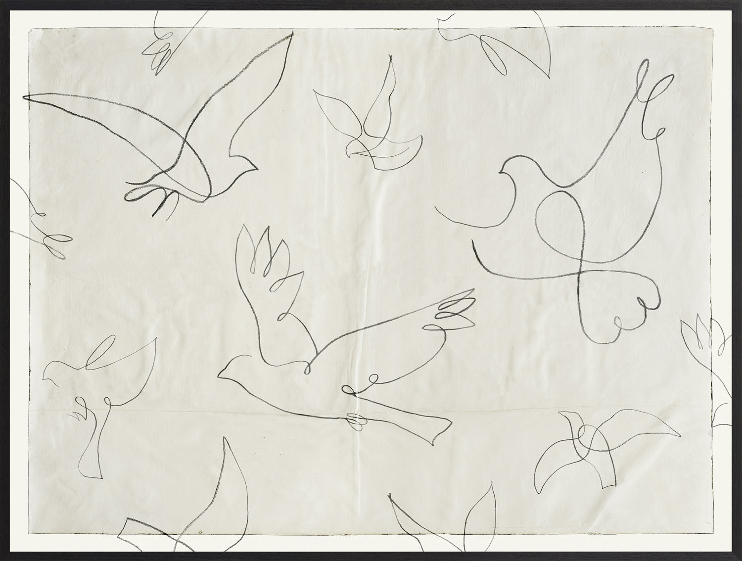 front view of Gestured Flight luxury Artwork