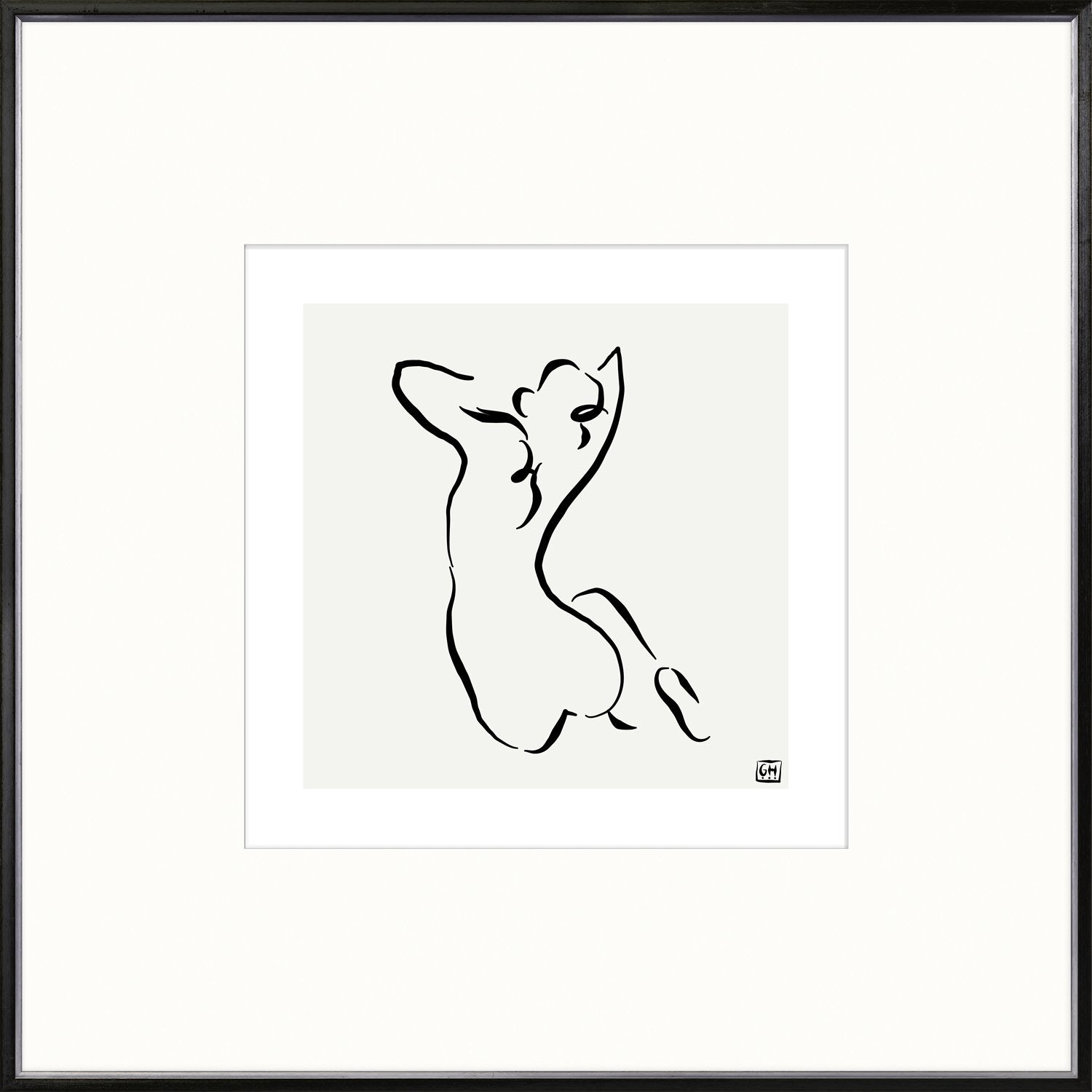 front view of Femme Pose I luxury Artwork