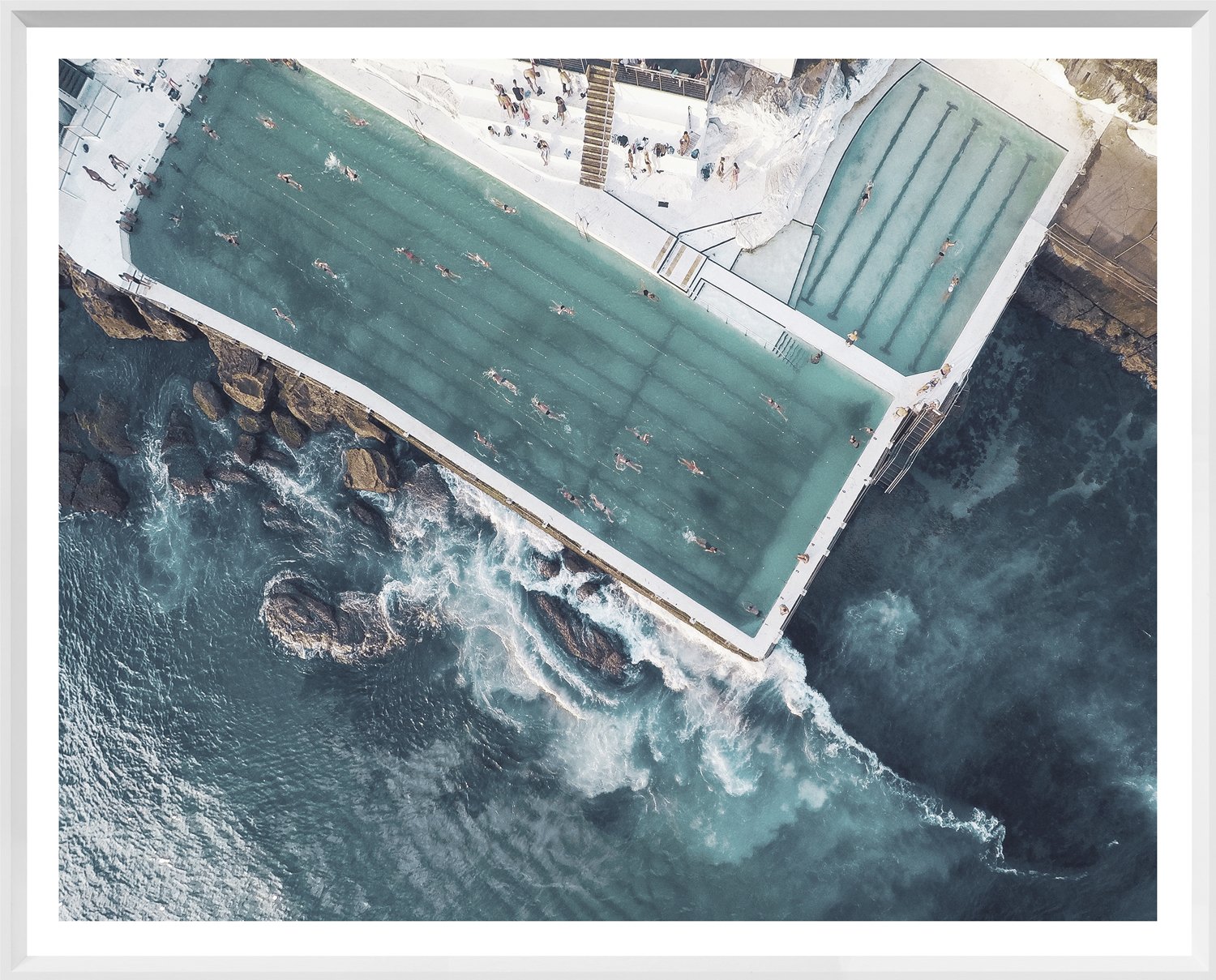 front view of Bondi Ocean Pool, Sydney Australia luxury Artwork