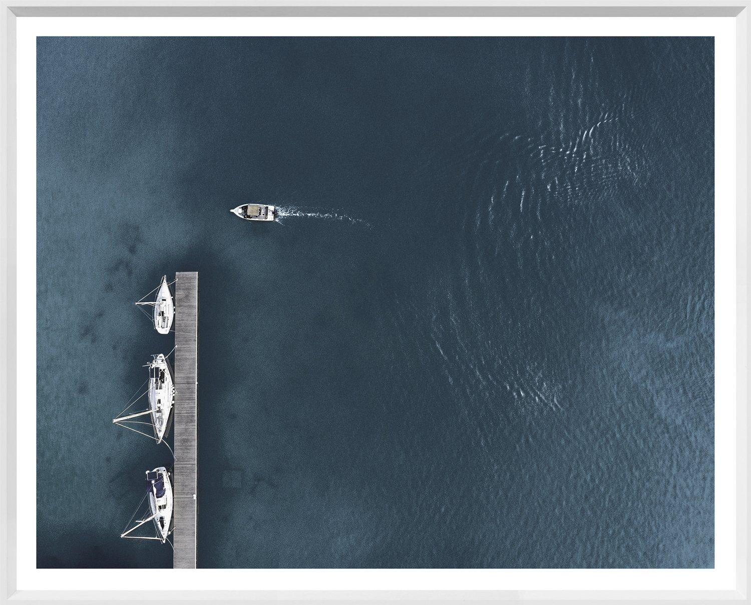 front view of Three Yachts luxury Artwork