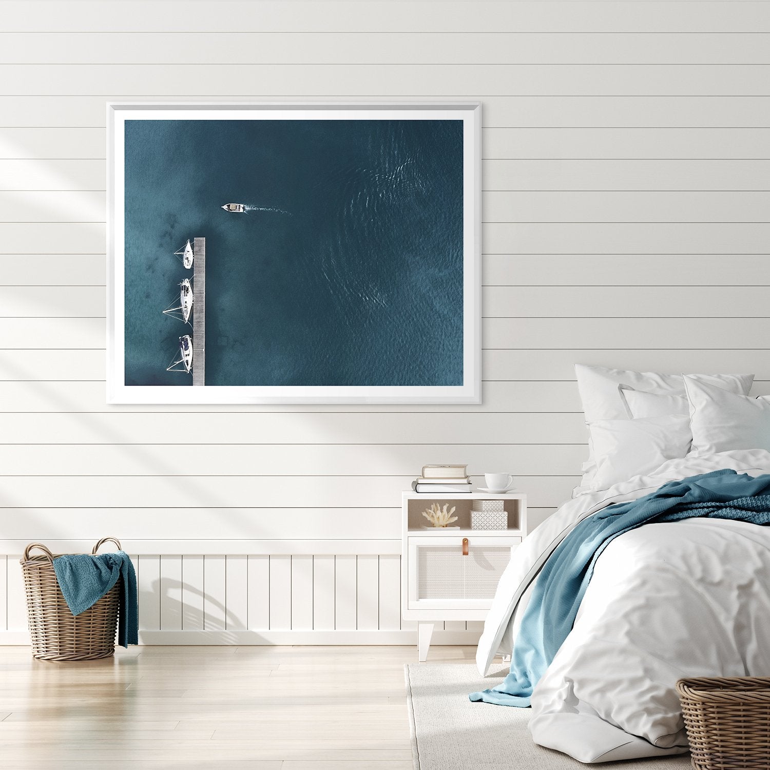 front view of Three Yachts luxury Artwork