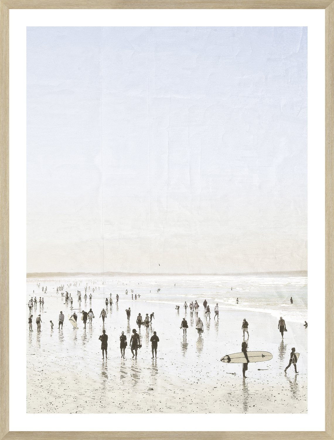 front view of Idyllic Surf II luxury Artwork