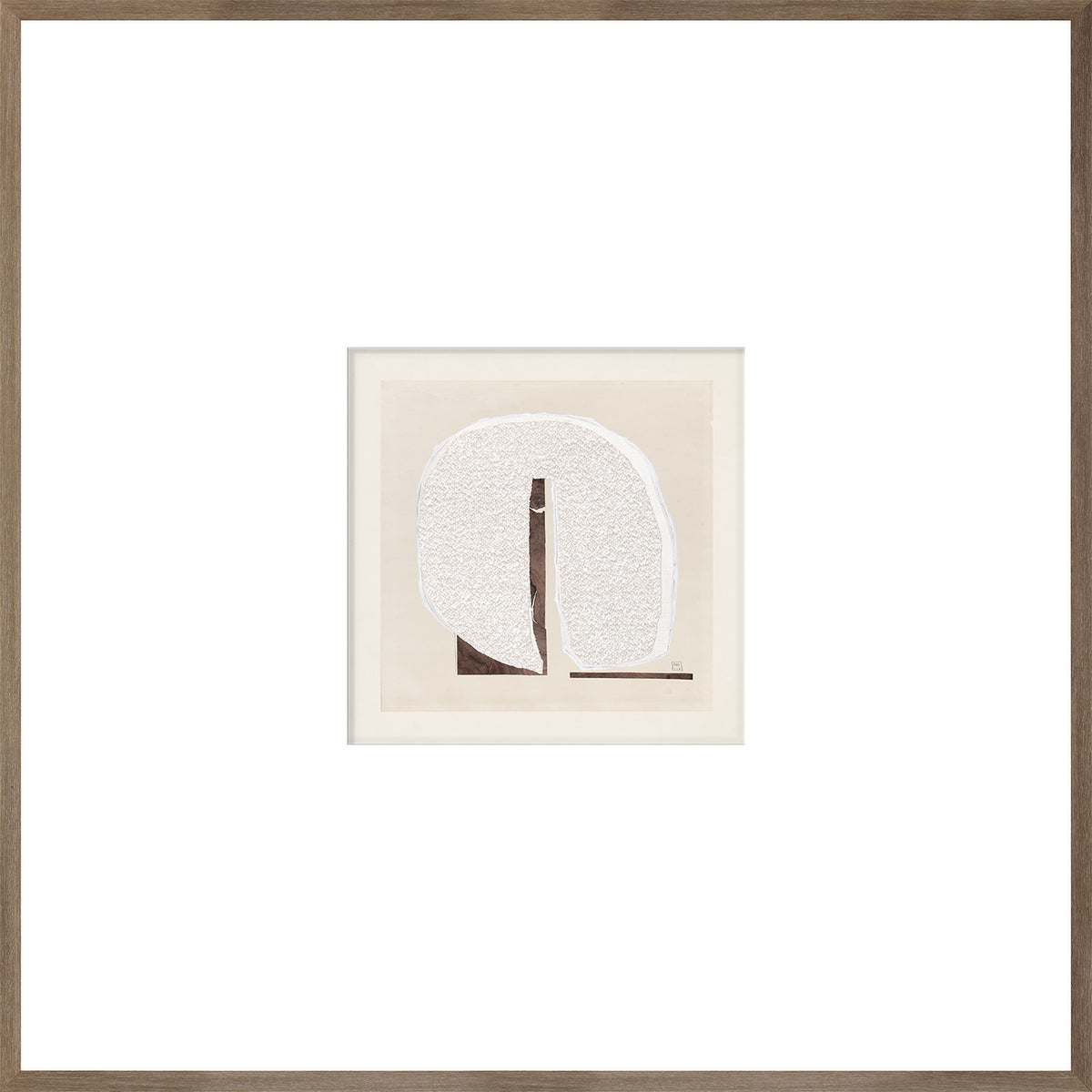 front view of Bouclé Abstracts I luxury Artwork