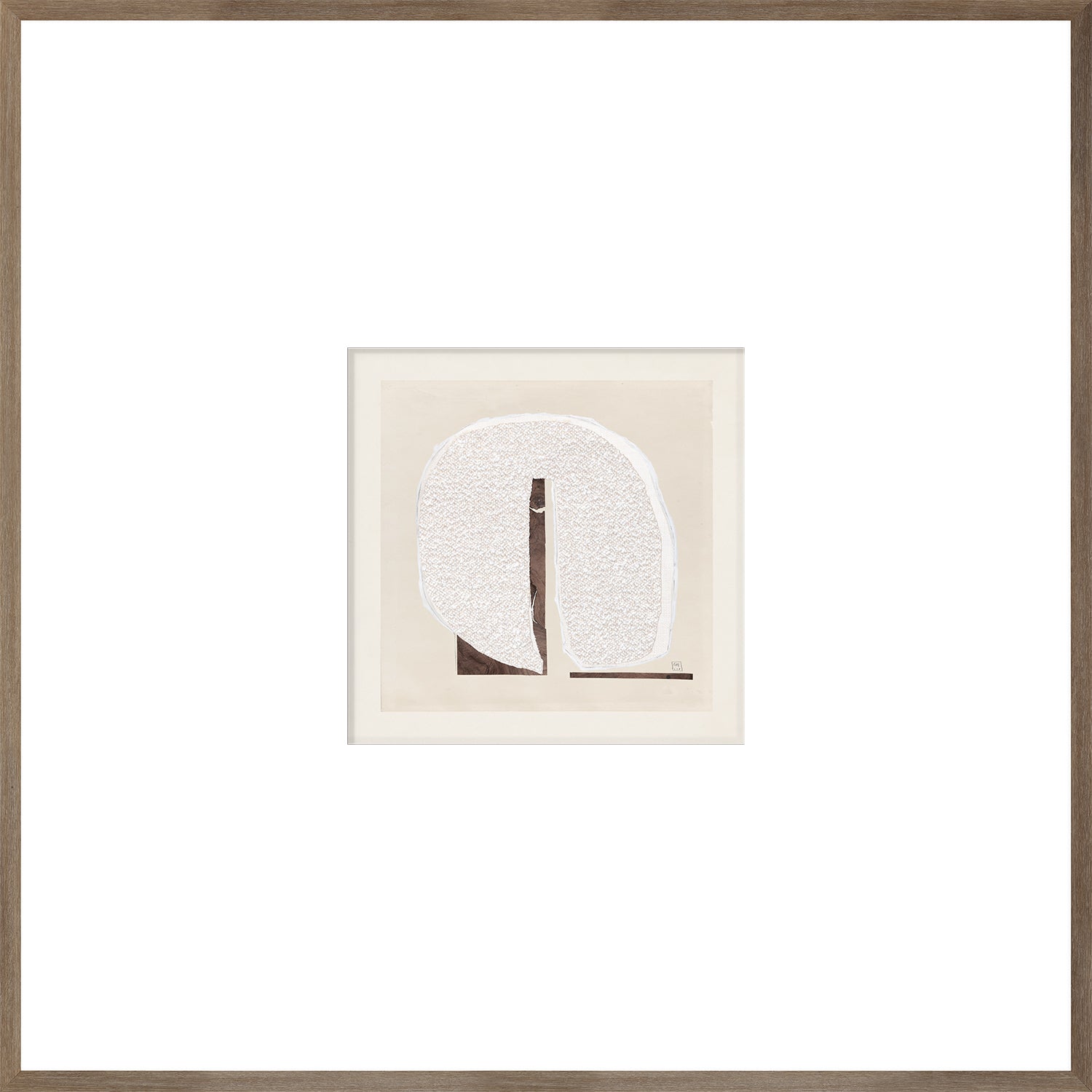 front view of Bouclé Abstracts I luxury Artwork