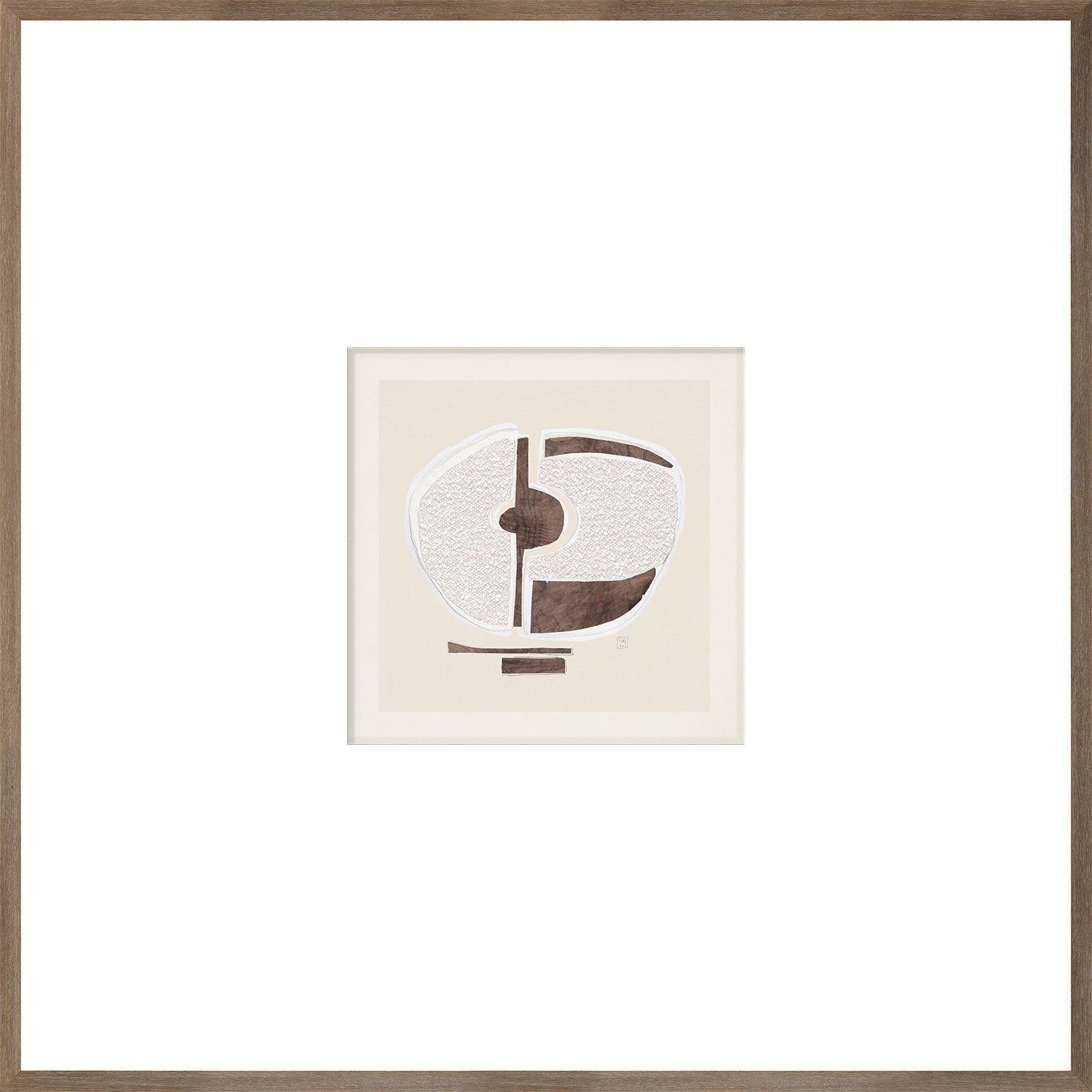 front view of Bouclé Abstracts iv luxury Artwork