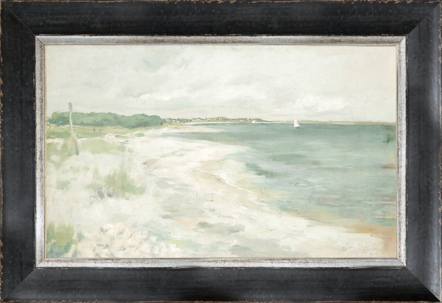 front view of Petite Scapes Storm Clouds C. 1880 luxury Artwork