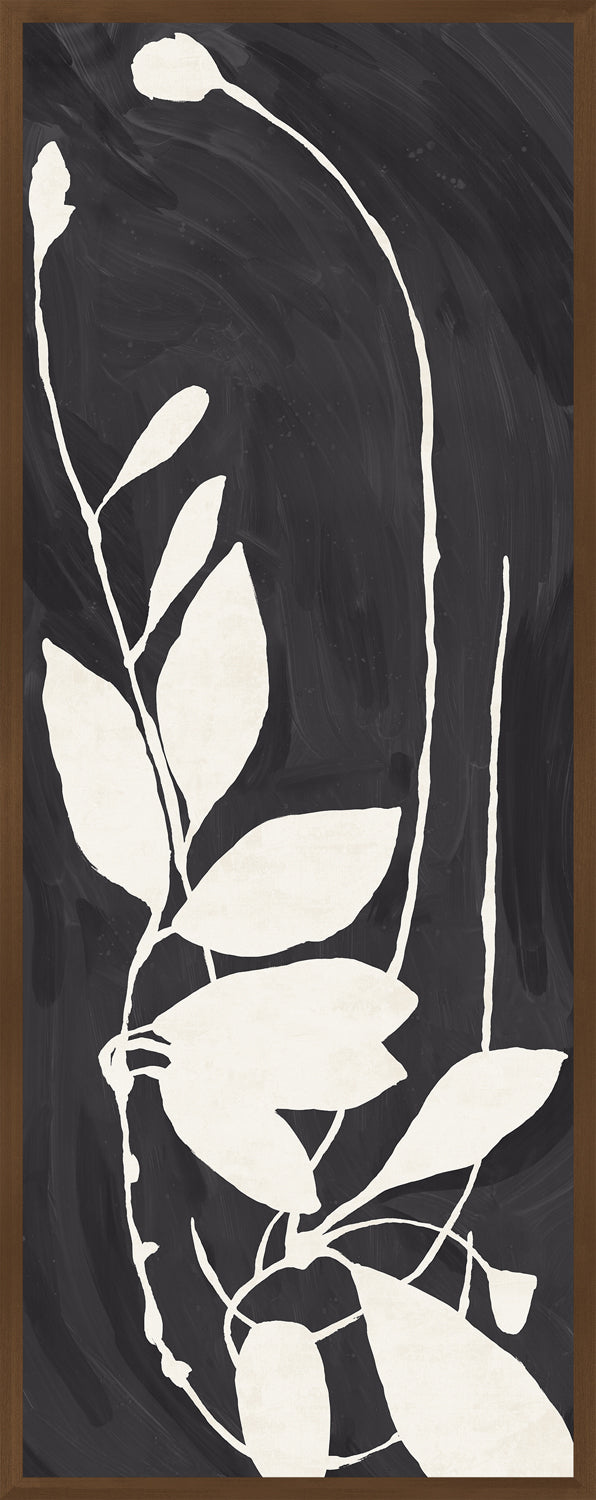 front view of Flora Silhouette I luxury Artwork