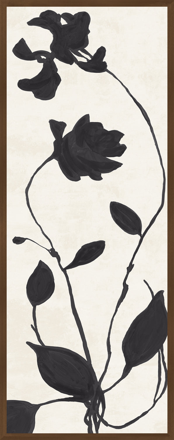 front view of Flora Silhouette II luxury Artwork