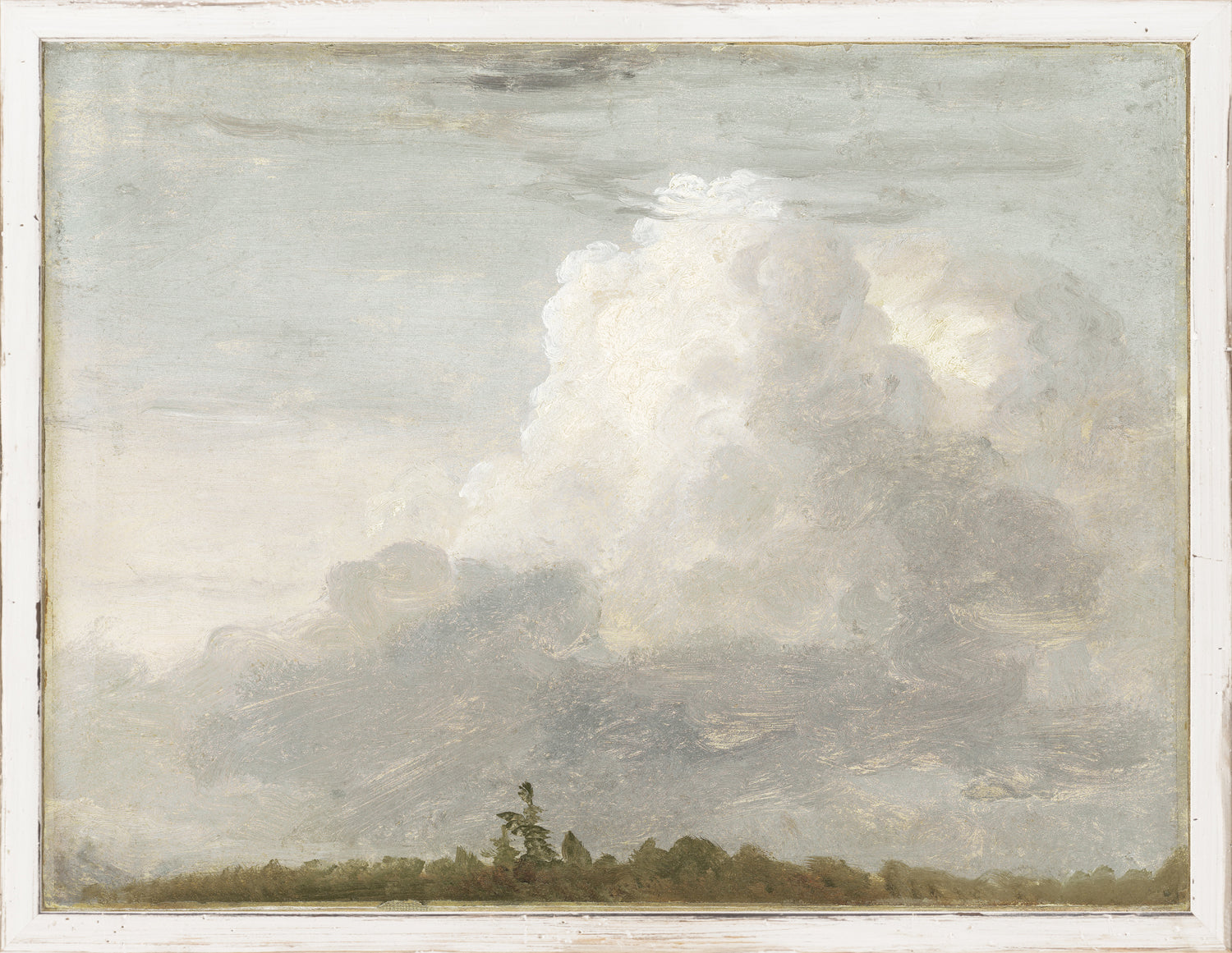 front view of Petite Scapes Clouds C. 1838 luxury Artwork
