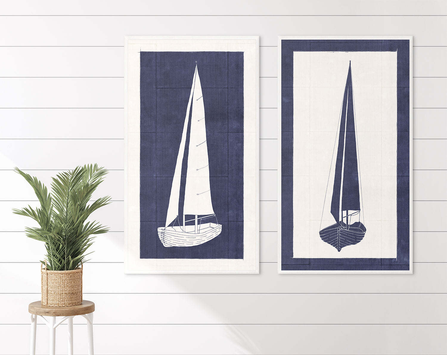 angle view of Sail Away II luxury Artwork