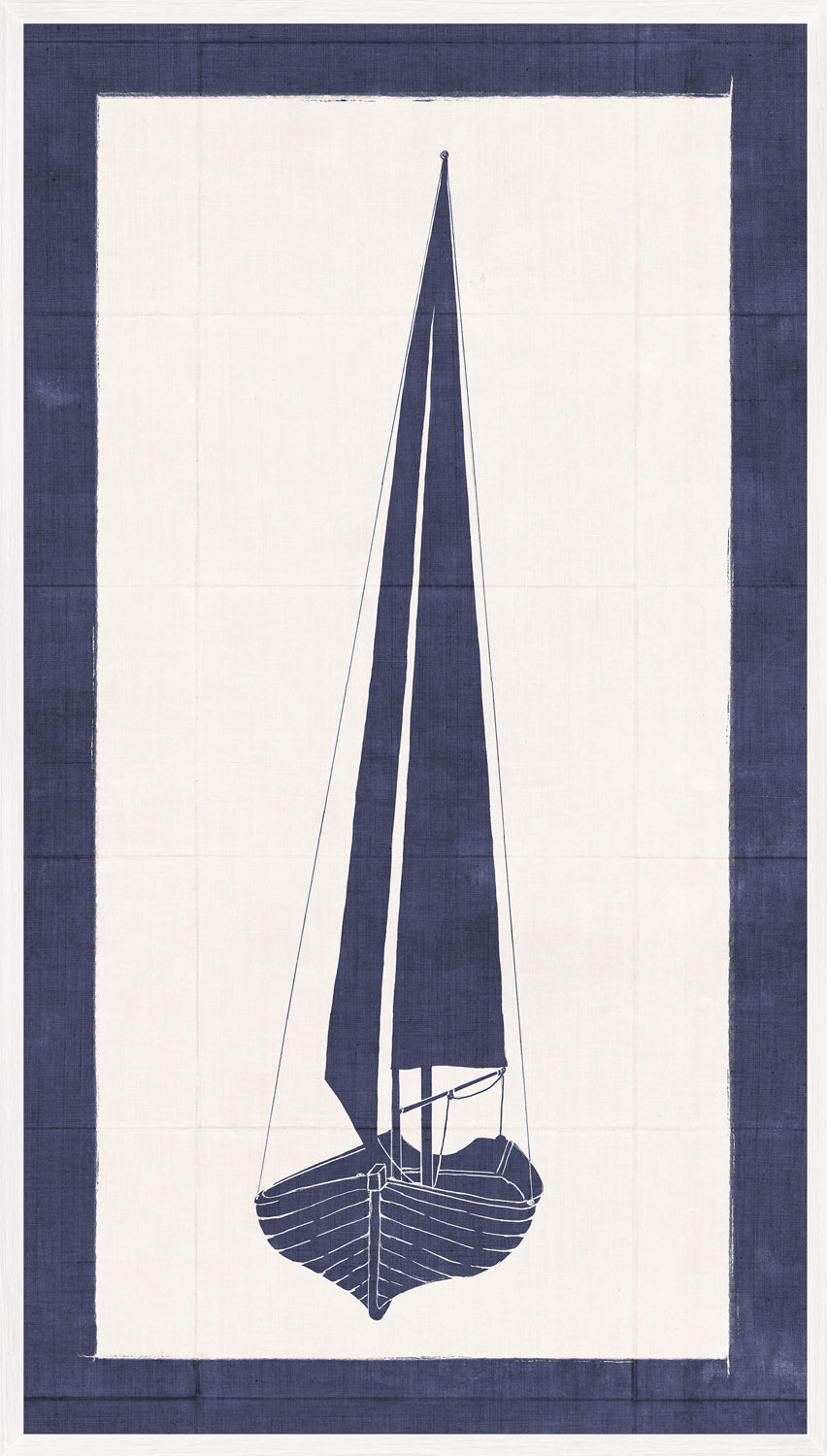 front view of Sail Away I luxury Artwork
