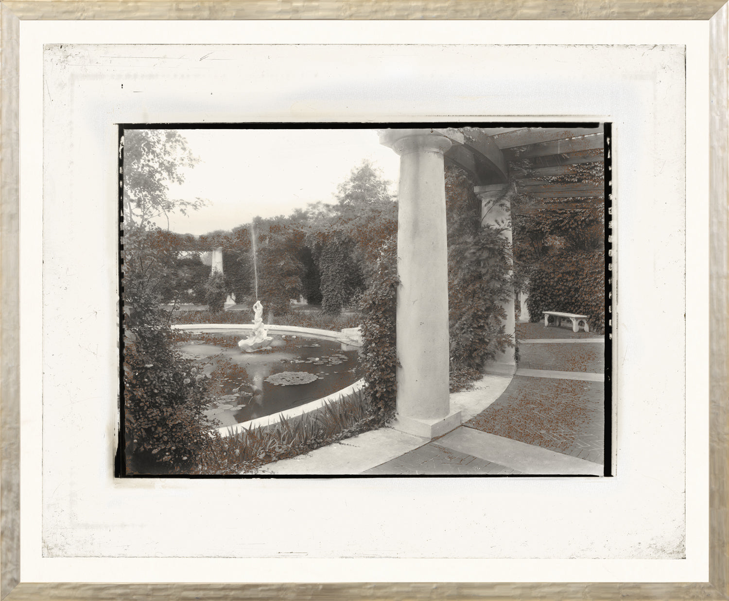 front view of Garden Lantern Slides VI C. 1930 luxury Artwork