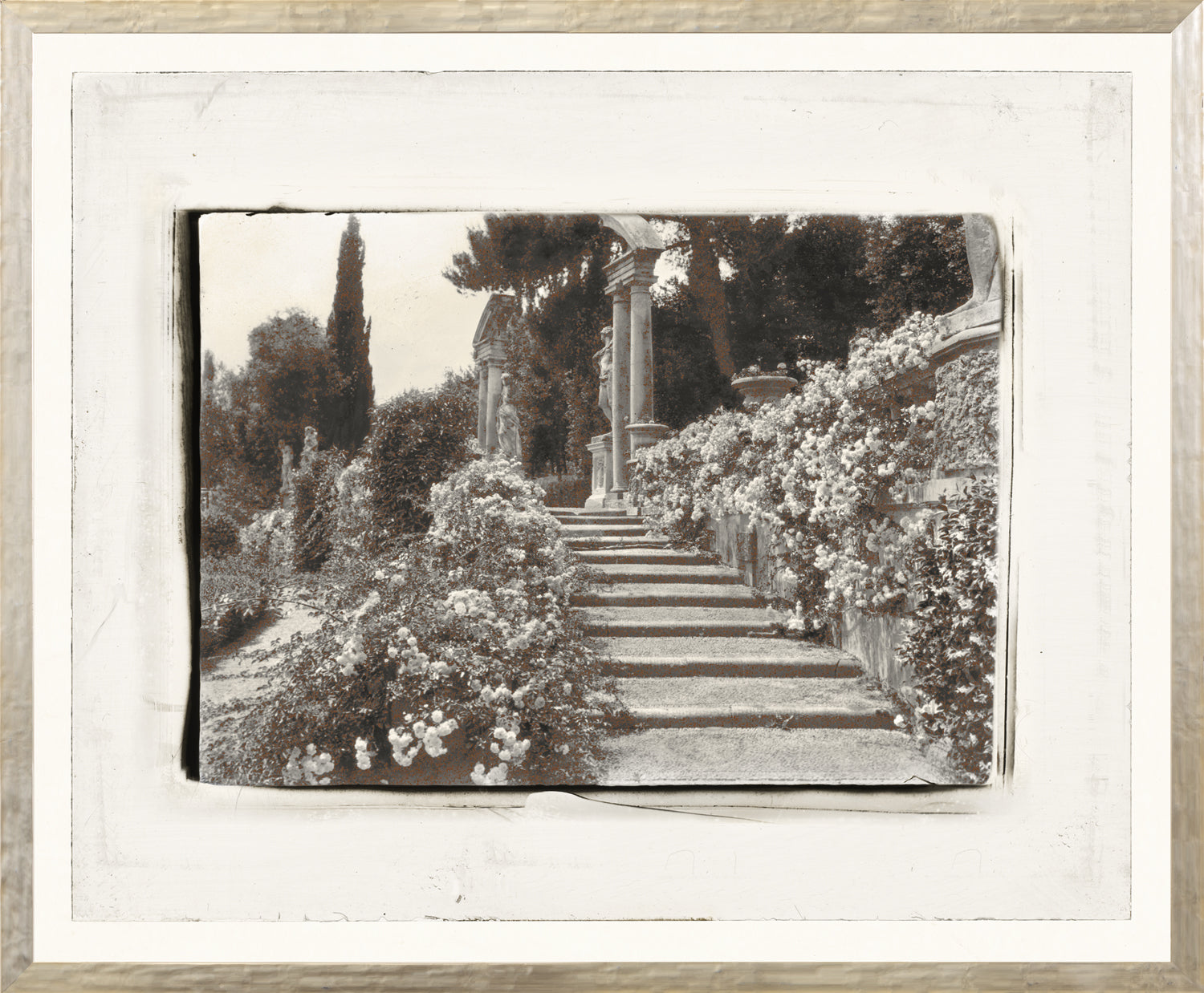 front view of Garden Lantern Slides VIII C. 1930 luxury Artwork