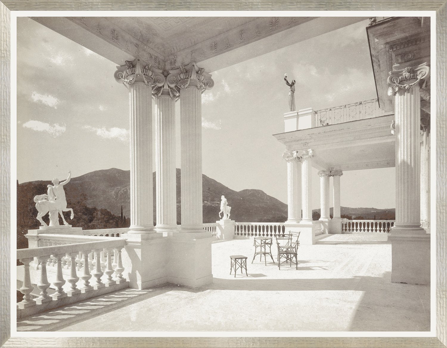 front view of Palace Achilleion Corfu C. 1895 luxury Artwork