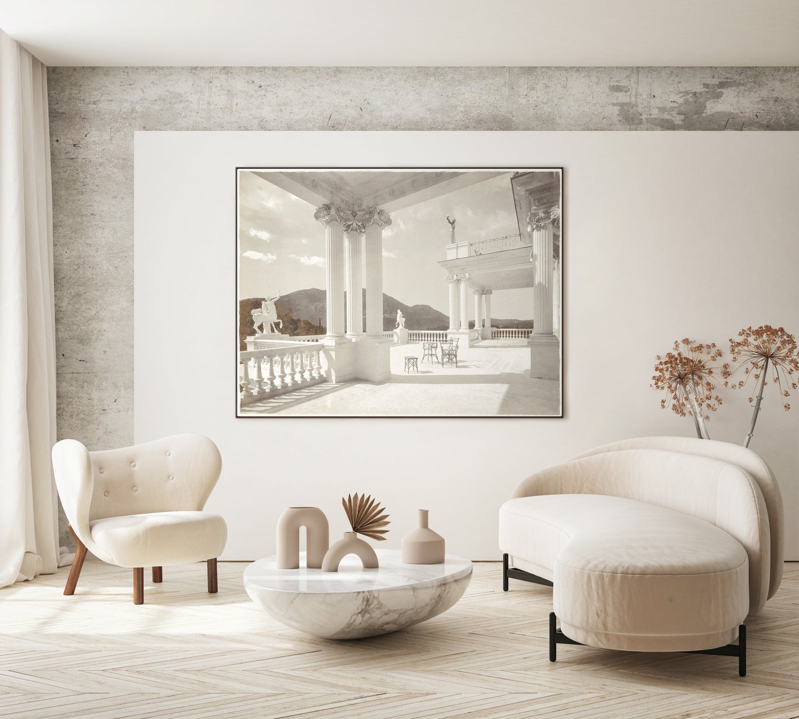 front view of Palace Achilleion Corfu C. 1895 luxury Artwork