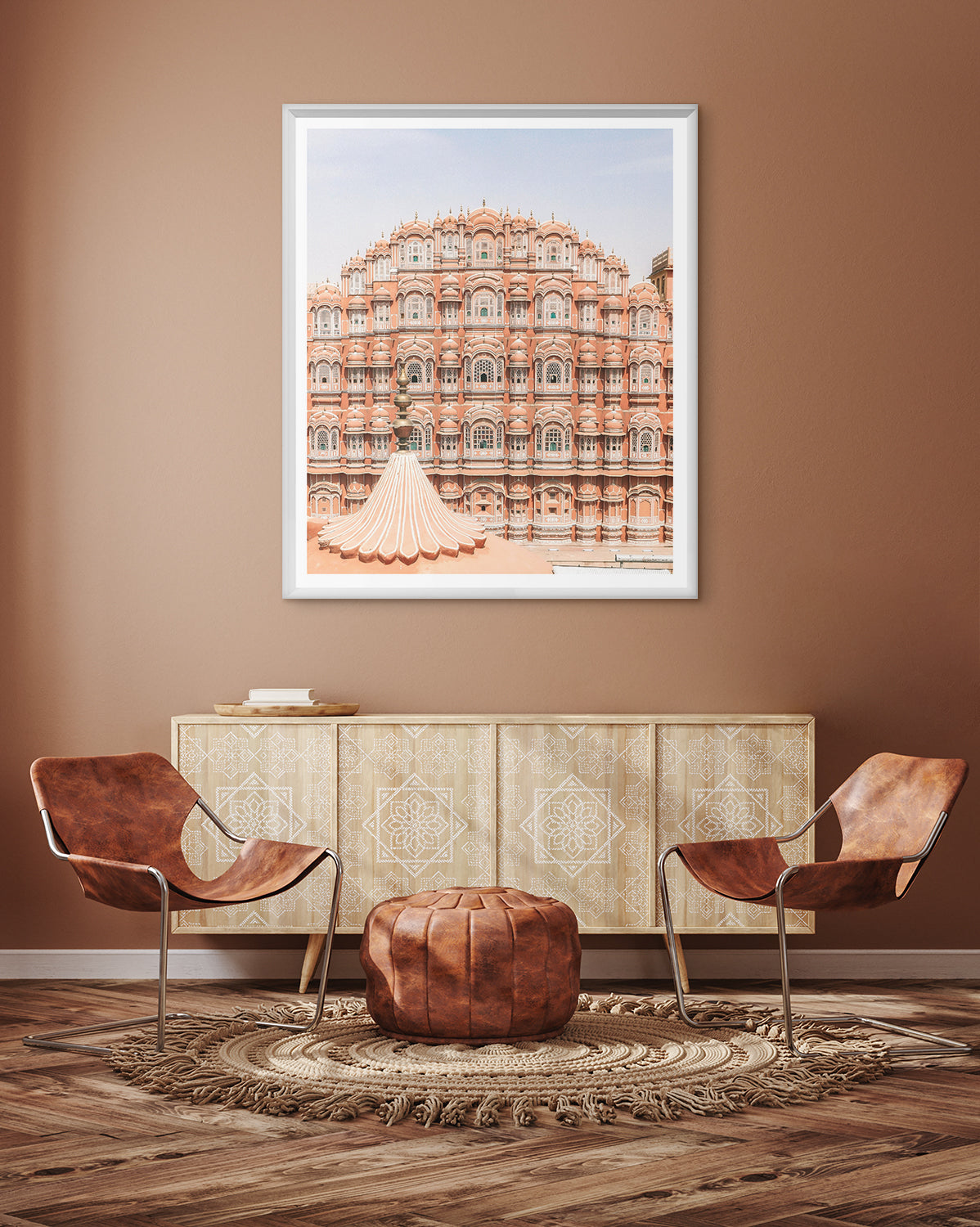 front view of Palace Of The Wind, India luxury Artwork