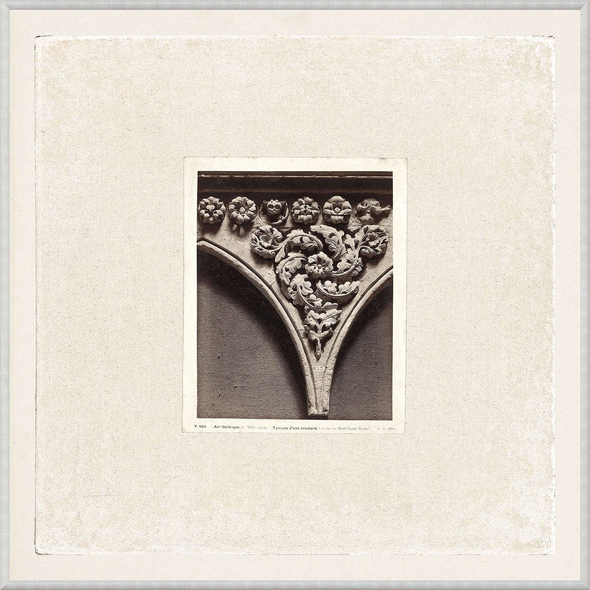 front view of Gothic Details II luxury Artwork