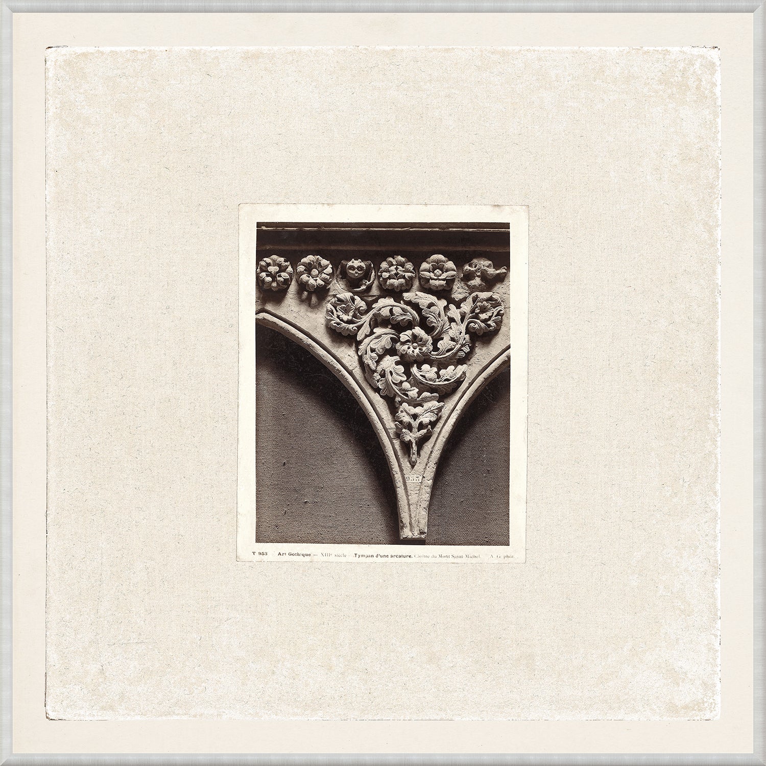 front view of Gothic Details II luxury Artwork