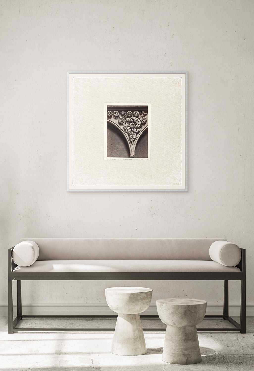 angle view of Gothic Details II luxury Artwork