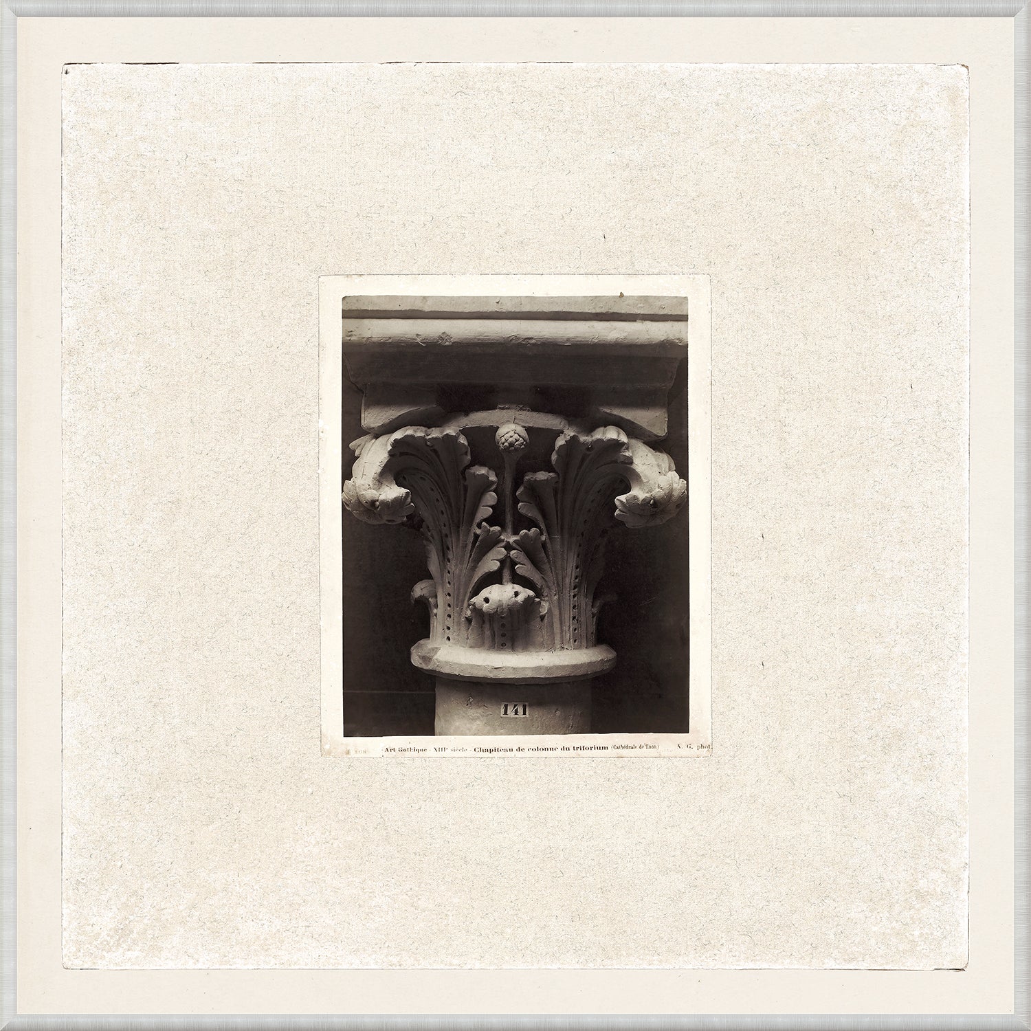 front view of Gothic Details III luxury Artwork