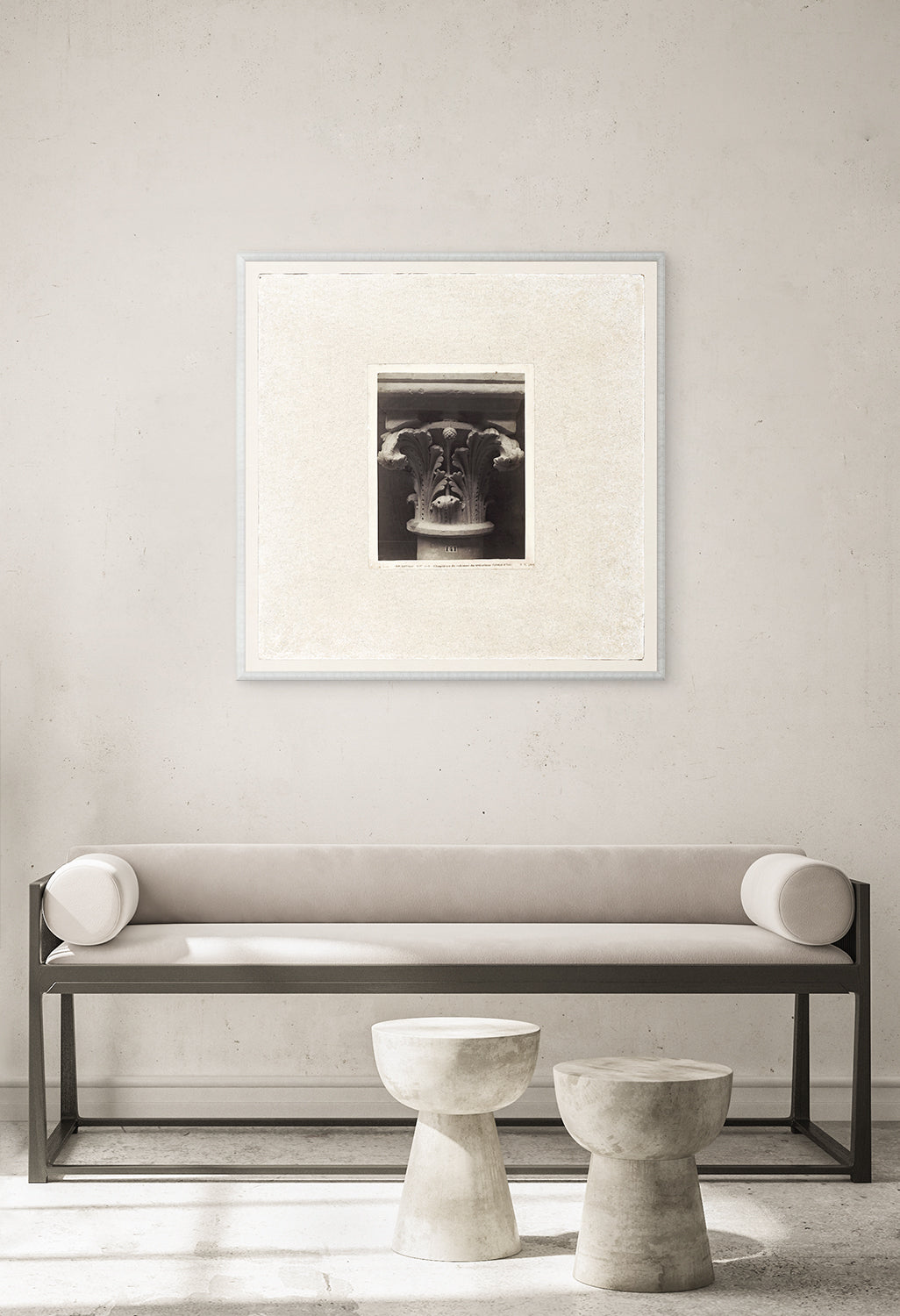 angle view of Gothic Details III luxury Artwork