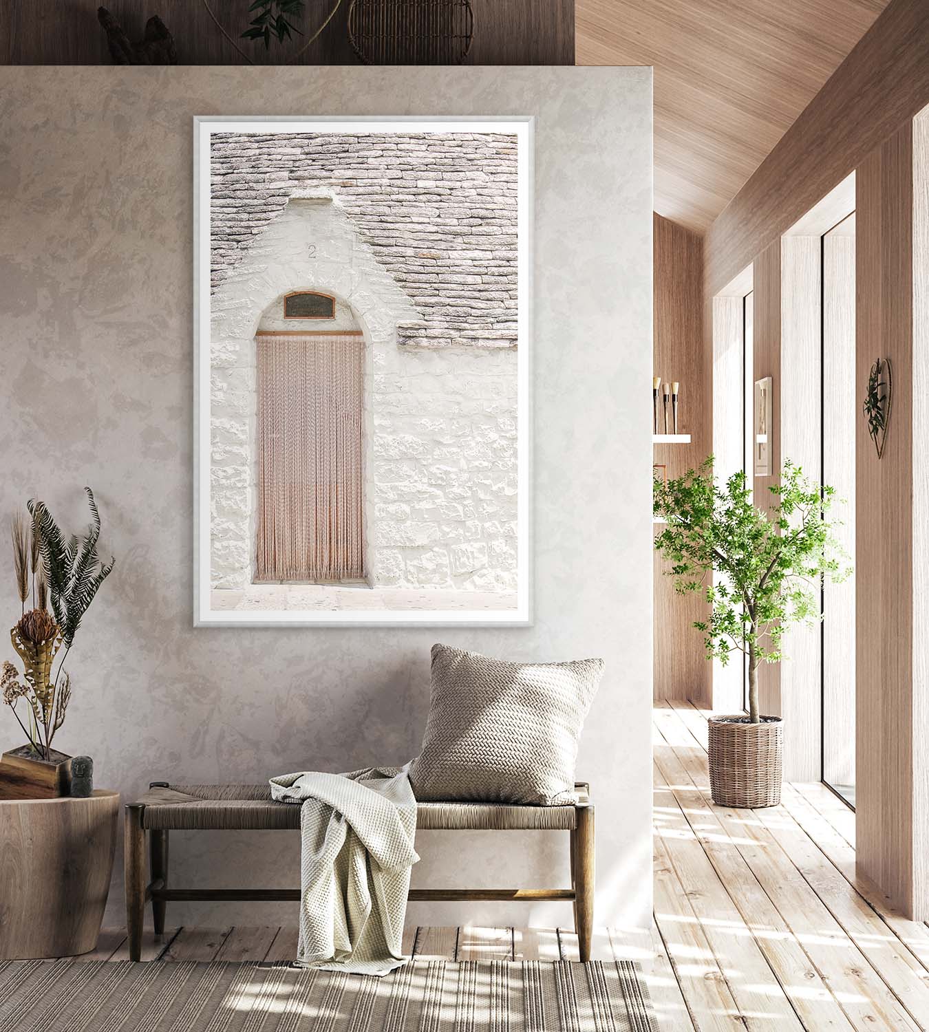 angle view of Masonry Alberobello, Italy luxury Artwork