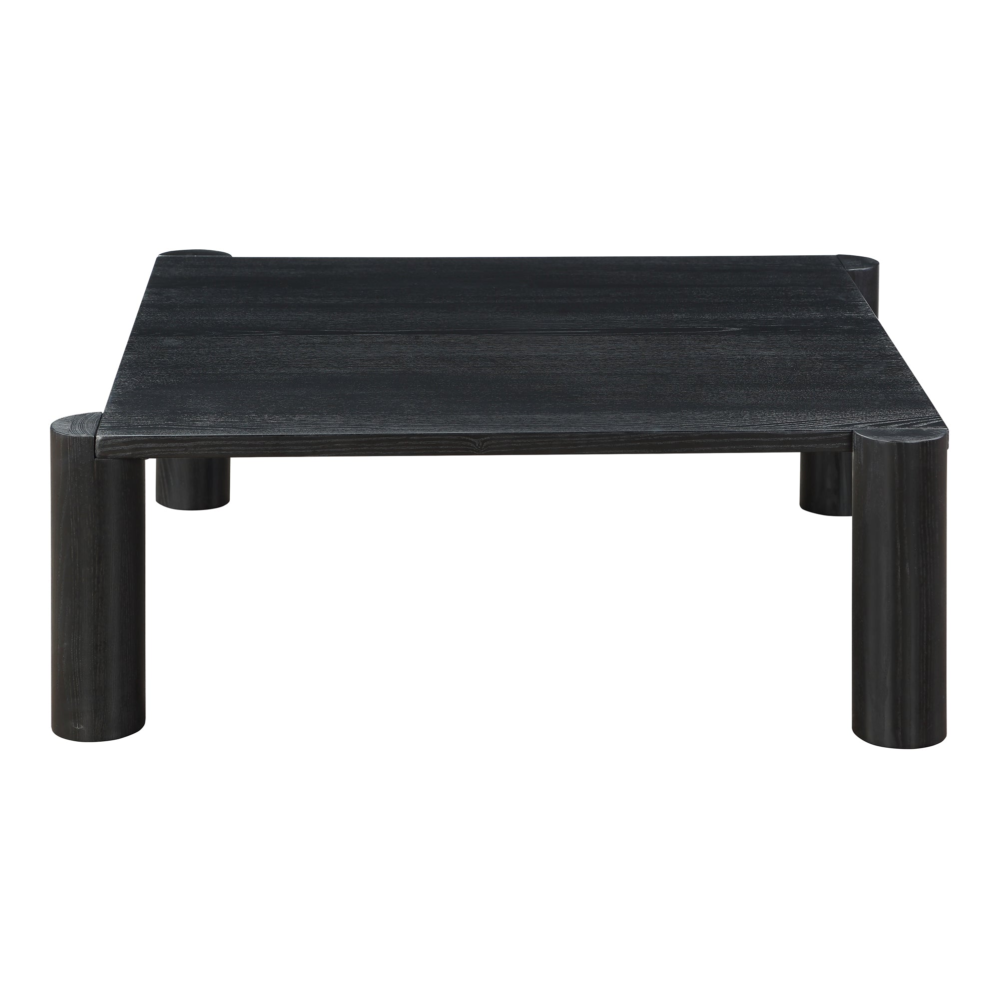 Post Coffee Table Black Oak