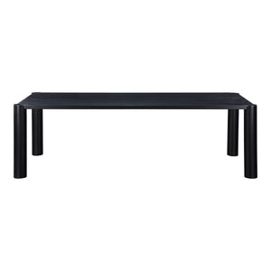 TABLE A REPAS LARGE CHENE NOIR