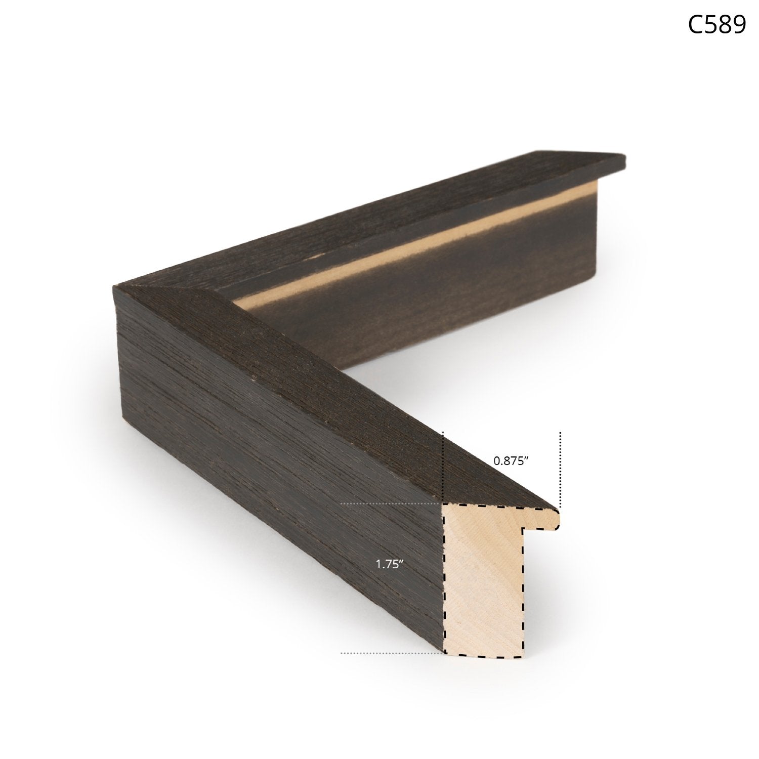 angle view of Mid Post II Reimagined luxury Artwork