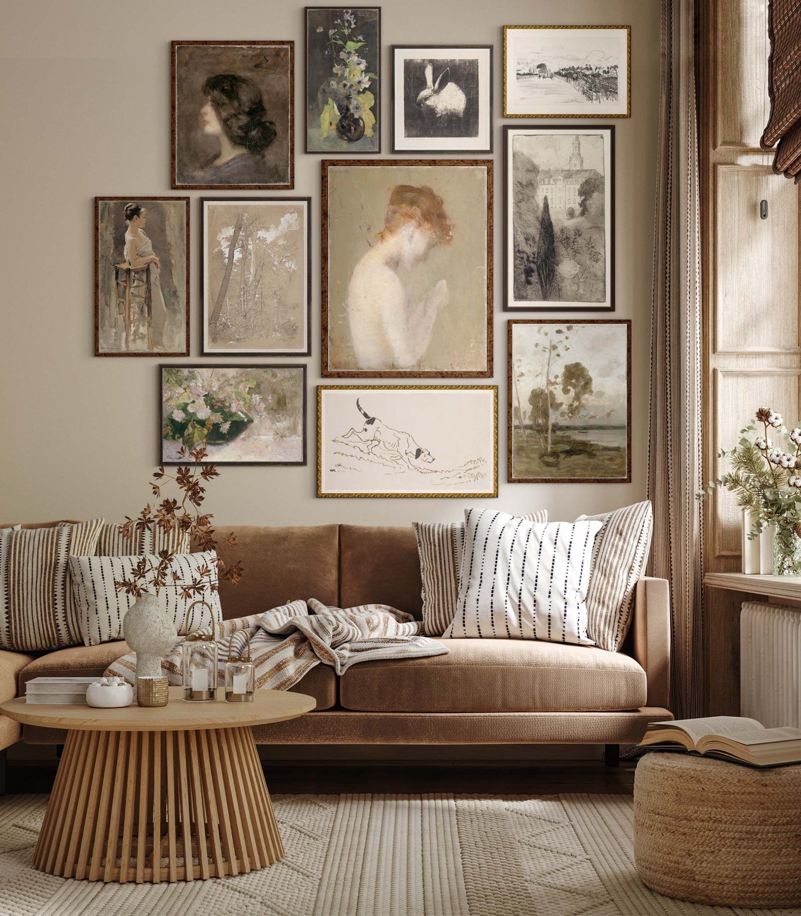 front view of Collection 23 From Bregentved Castle C. 1902 luxury Artwork