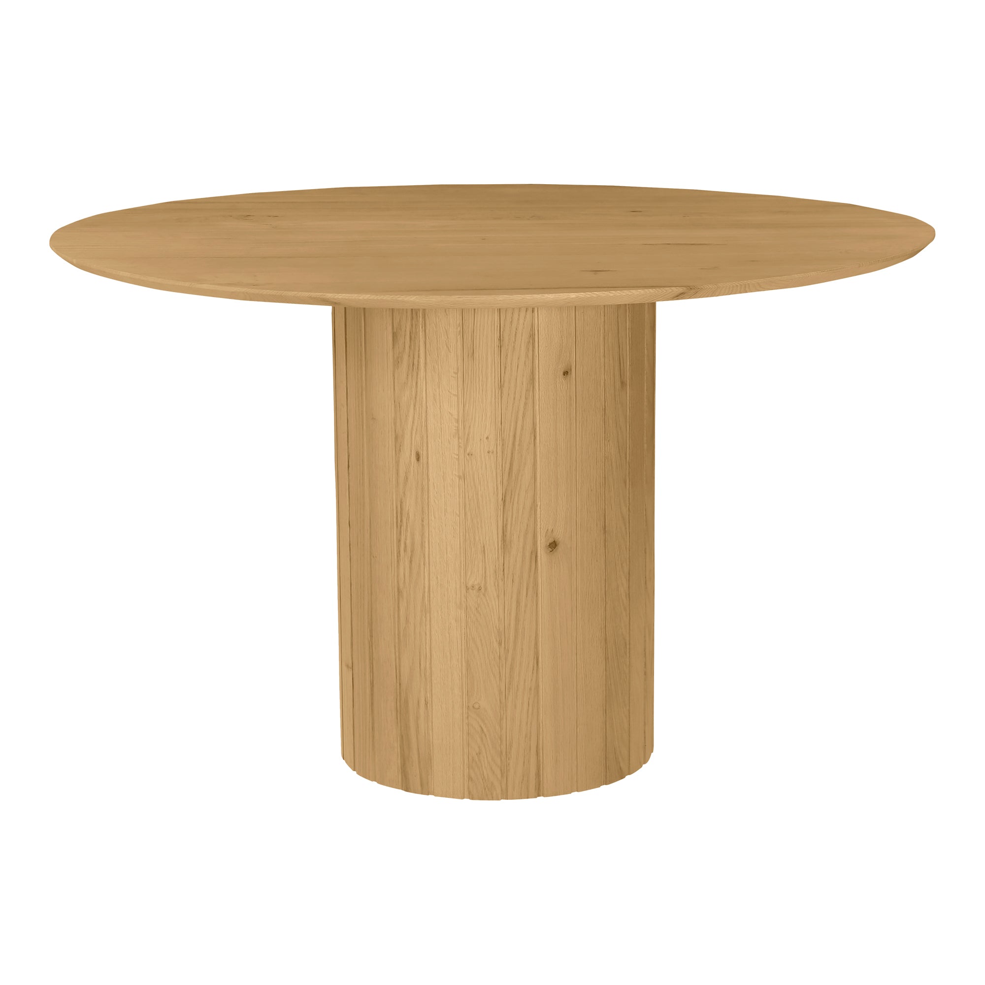 Povera Round Dining Table Oak