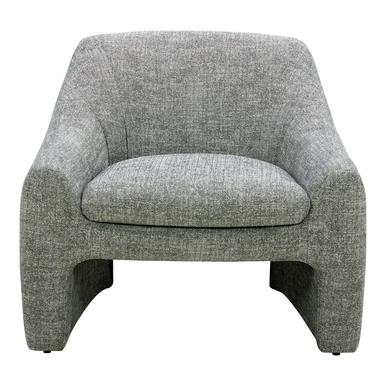 front view of Kenzie Accent Chair Slated Moss luxury Chair