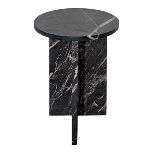 Grace Accent Table Black Marble