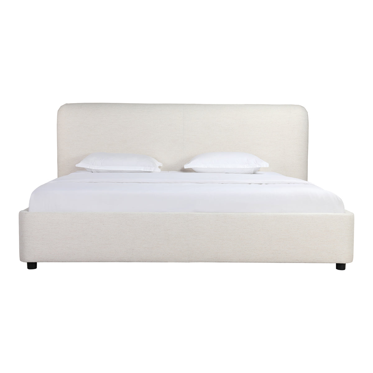 front view of Samara Queen Bed Cottage Linen luxury Beds & Bed Fram