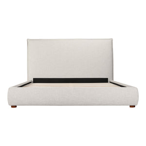 TÊTE DE LIT HAUTE LUZON QUEEN BED GRIS CLAIR