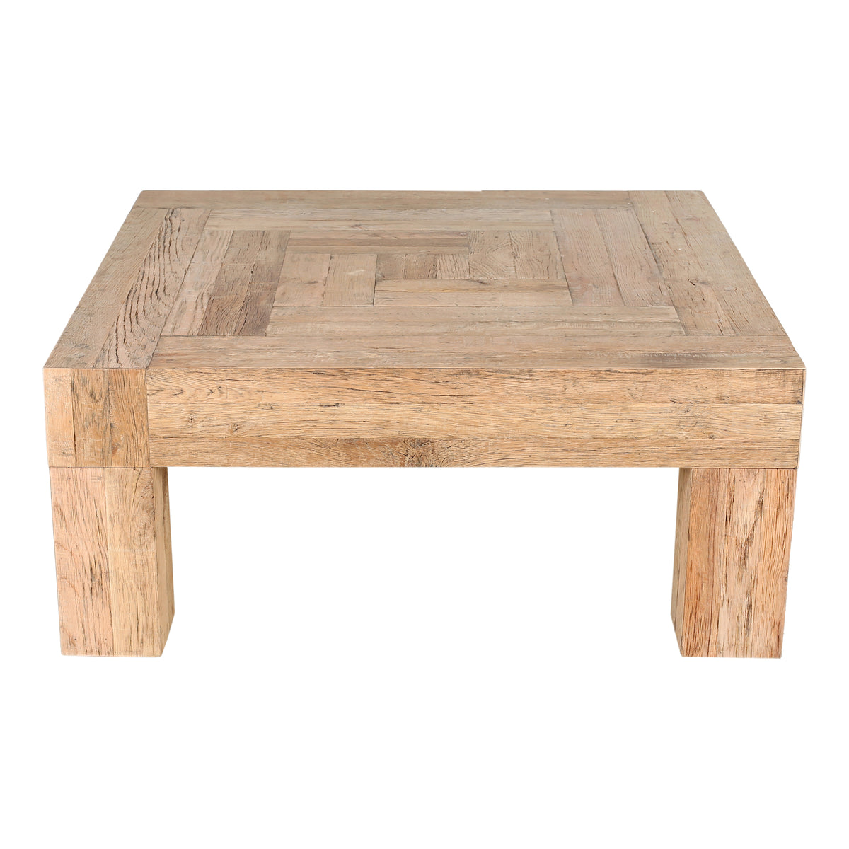 front view of Evander Coffee Table Natural luxury Coffee Table