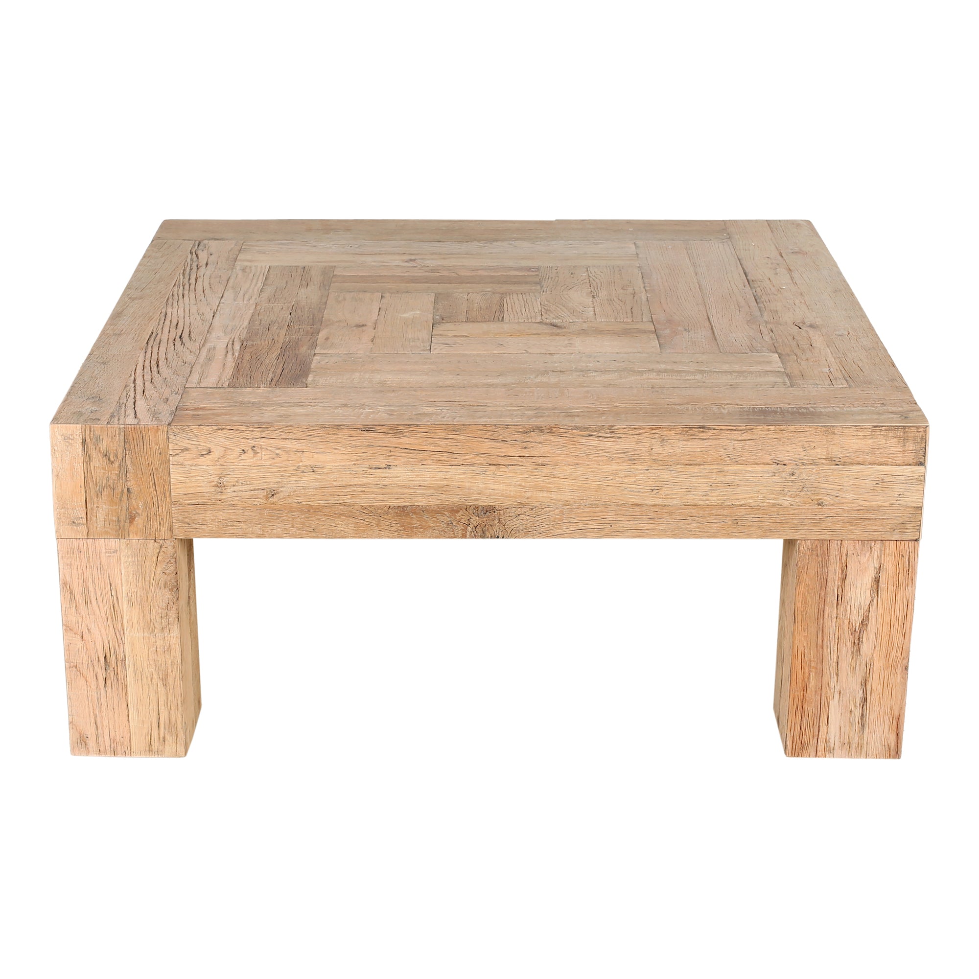 front view of Evander Coffee Table Natural luxury Coffee Table